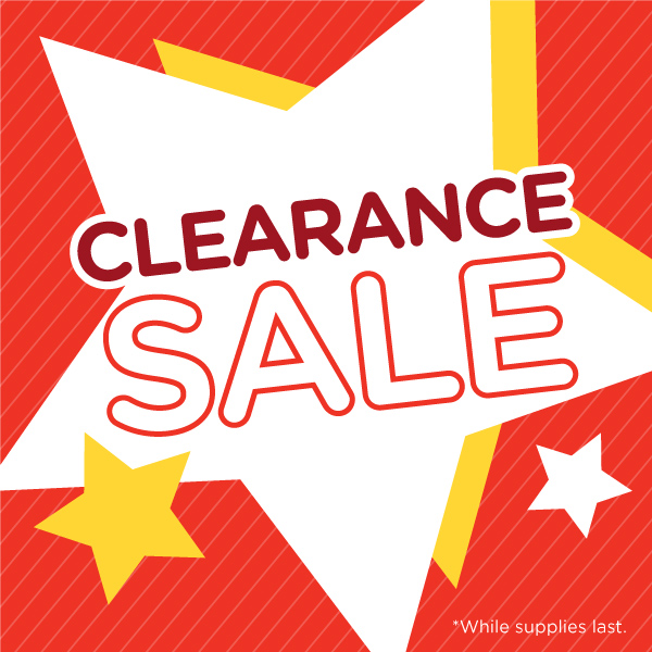 Save Big on Clearance – All August Long!